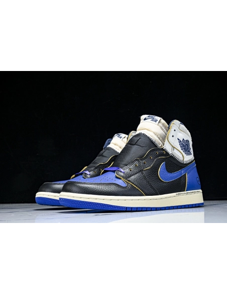 JORDAN 1 RETRO HIGH OG SP FRAGMENT UNION LA SPORT ROYAL BLACK/NAVY/SPORT ROYAL/SAIL
