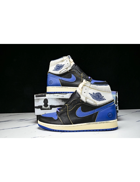 JORDAN 1 RETRO HIGH OG SP FRAGMENT UNION LA SPORT ROYAL BLACK/NAVY/SPORT ROYAL/SAIL