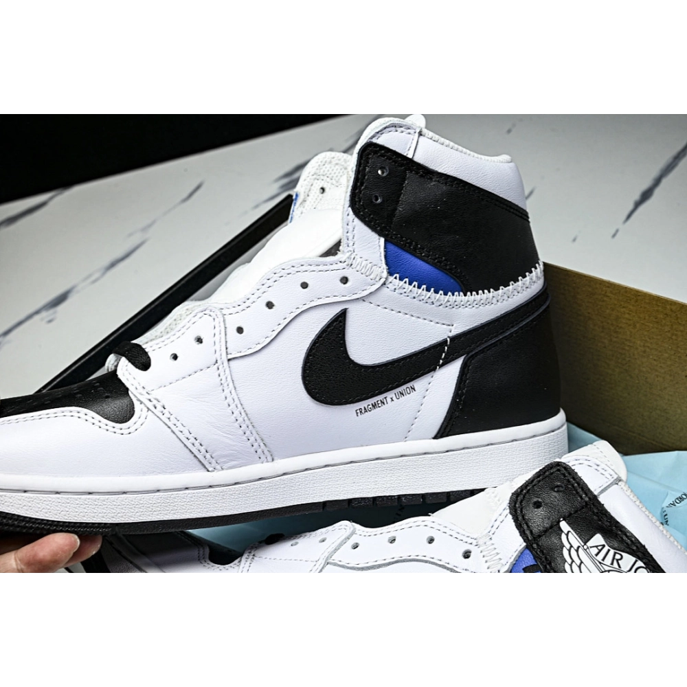 FRAGMENT DESIGN X UNION X AIR JORDAN 1 HIGH BLACK/WHITE