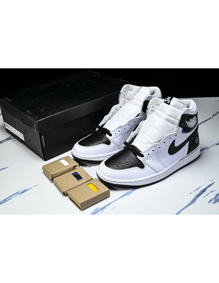 FRAGMENT DESIGN X UNION X AIR JORDAN 1 HIGH BLACK/WHITE