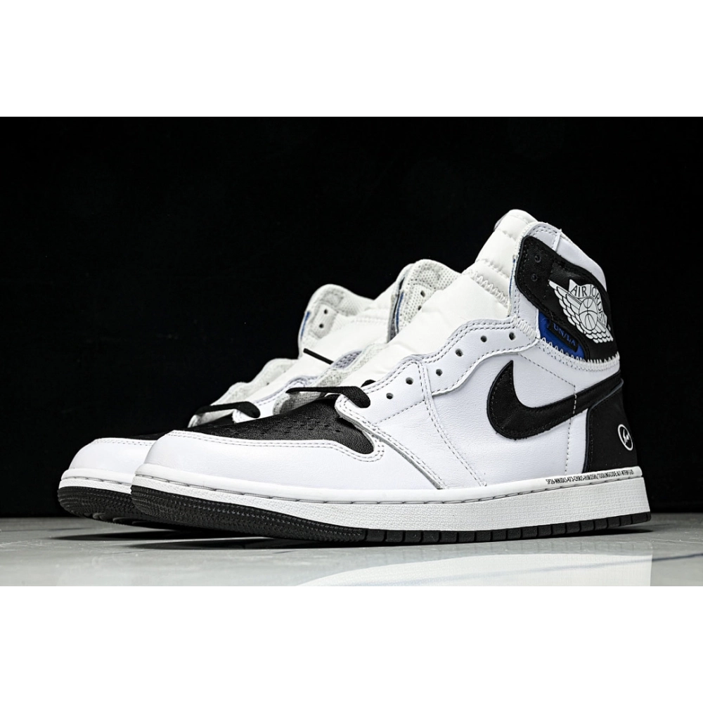 FRAGMENT DESIGN X UNION X AIR JORDAN 1 HIGH BLACK/WHITE