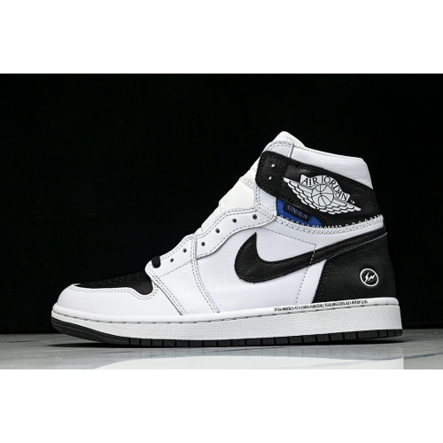 FRAGMENT DESIGN X UNION X AIR JORDAN 1 HIGH BLACK/WHITE