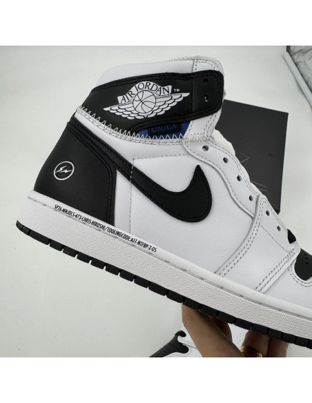FRAGMENT DESIGN X UNION X AIR JORDAN 1 HIGH BLACK/WHITE
