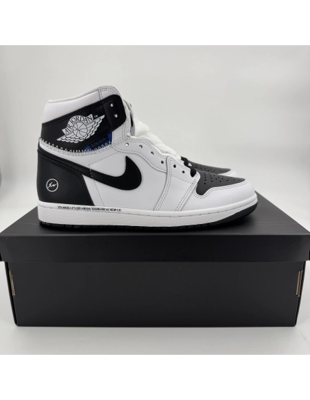FRAGMENT DESIGN X UNION X AIR JORDAN 1 HIGH BLACK/WHITE