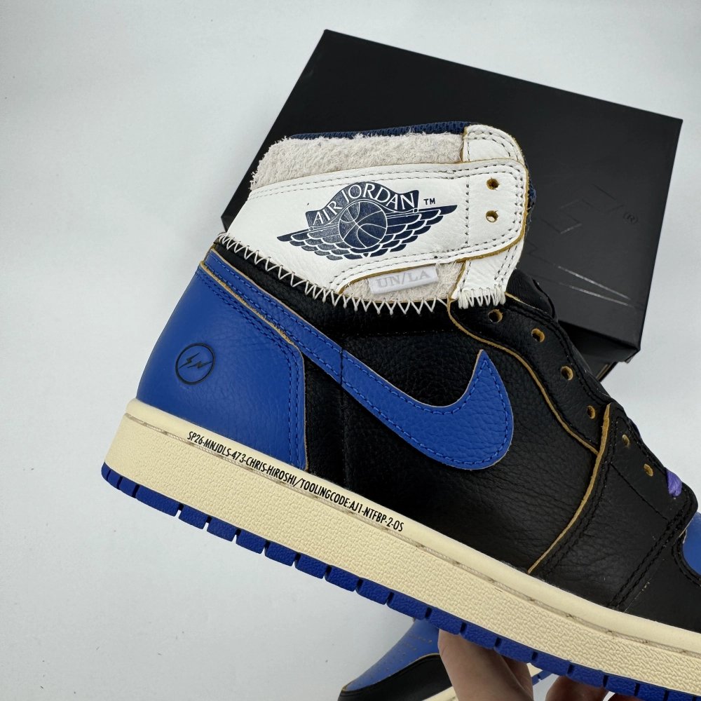 JORDAN 1 RETRO HIGH OG SP FRAGMENT UNION LA SPORT ROYAL BLACK/NAVY/SPORT ROYAL/SAIL