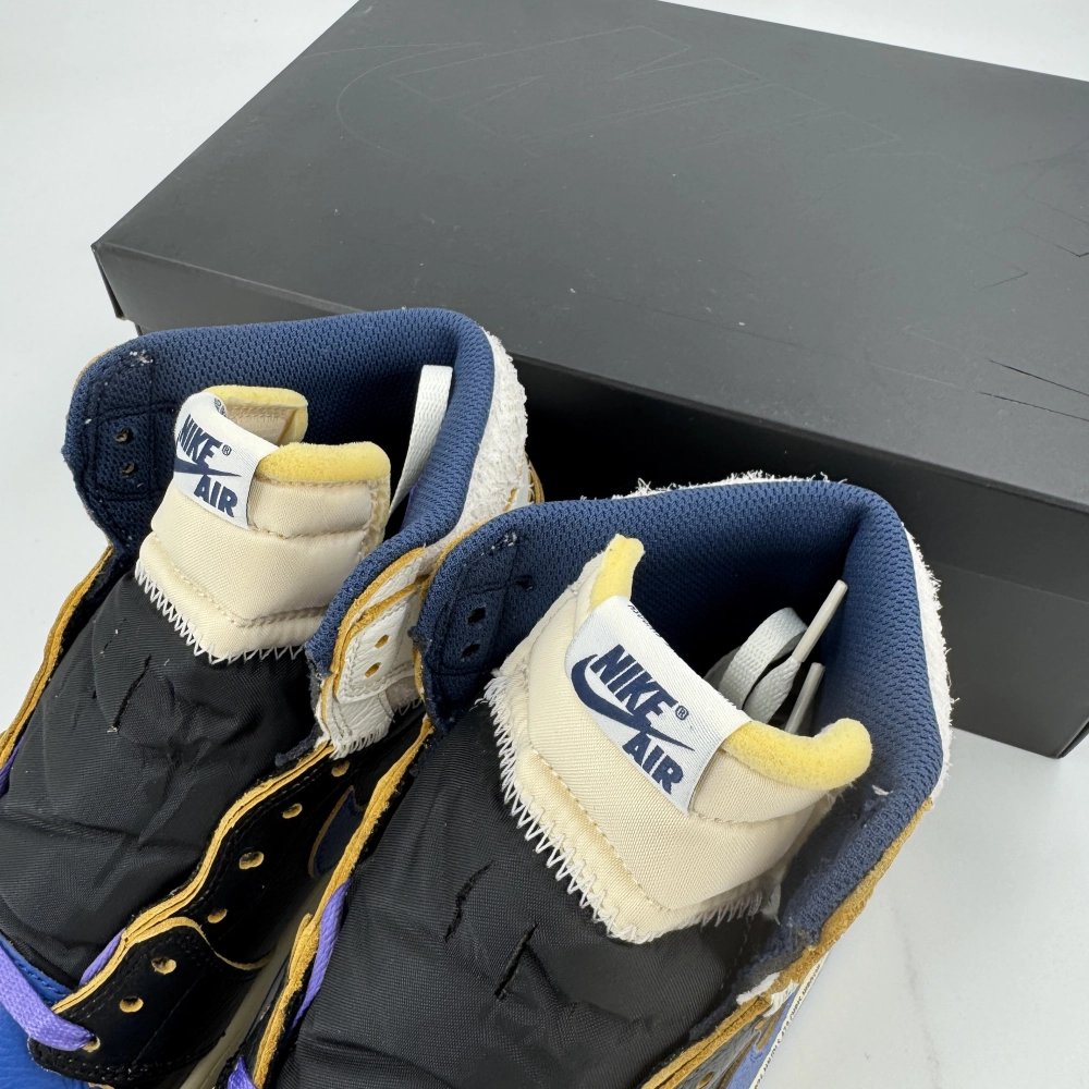 JORDAN 1 RETRO HIGH OG SP FRAGMENT UNION LA SPORT ROYAL BLACK/NAVY/SPORT ROYAL/SAIL