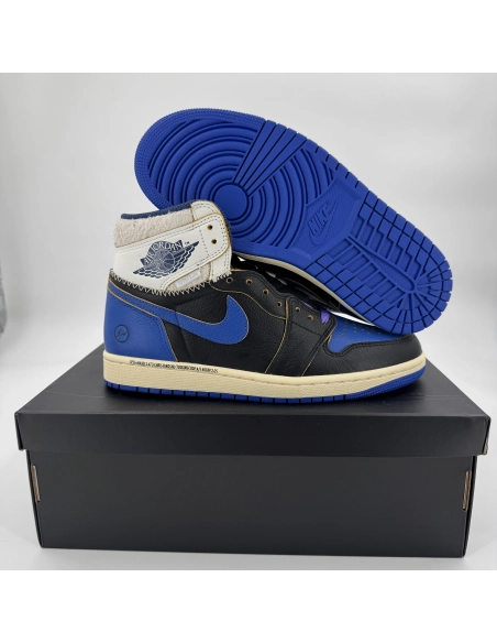 JORDAN 1 RETRO HIGH OG SP FRAGMENT UNION LA SPORT ROYAL BLACK/NAVY/SPORT ROYAL/SAIL