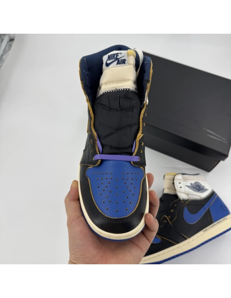 JORDAN 1 RETRO HIGH OG SP FRAGMENT UNION LA SPORT ROYAL BLACK/NAVY/SPORT ROYAL/SAIL