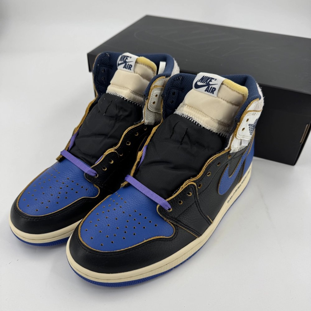 JORDAN 1 RETRO HIGH OG SP FRAGMENT UNION LA SPORT ROYAL BLACK/NAVY/SPORT ROYAL/SAIL
