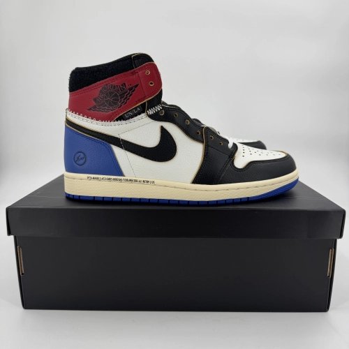 Fragment x Union x Air Jordan 1 High OG Varsity Red/Sport Royal