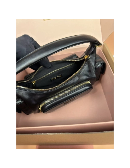 Miu Miu Nappa leather Pocket bags 5BC146 12X21X6cm,Miu Miu
