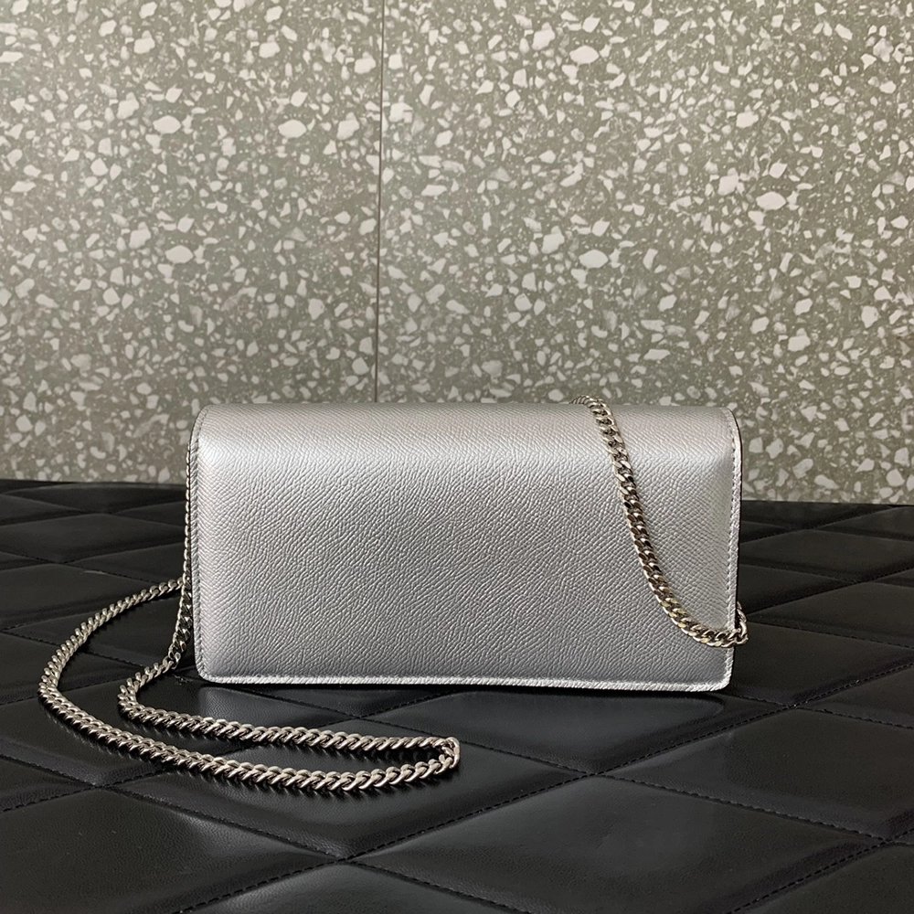 Valentino logo Signature Metallic Wallet S13 20X5.5X10cm,Valentino