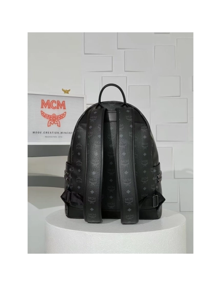 Miu Miu Stark Side Studs Backpack in Visetos 2BK001 41X15.5X33.5cm,Miu Miu