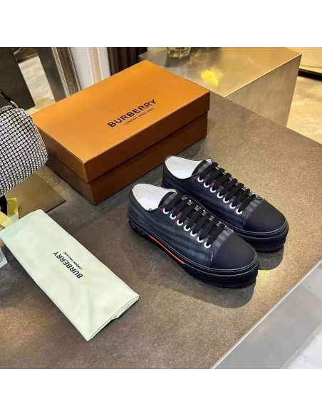 Burberry Vintage Check Canvas LowTop Sneaker,Burberry