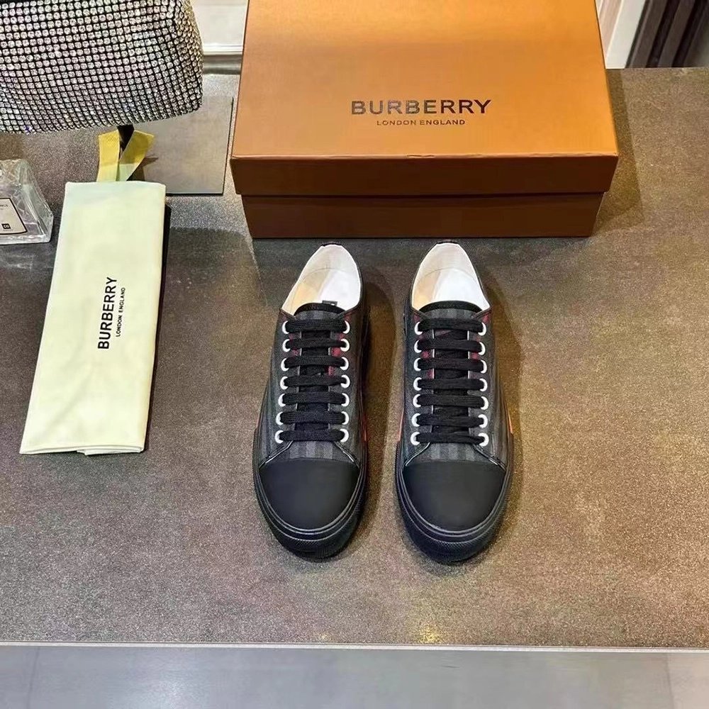 Burberry Vintage Check Canvas LowTop Sneaker,Burberry