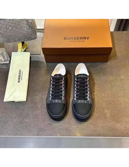 Burberry Vintage Check Canvas LowTop Sneaker,Burberry