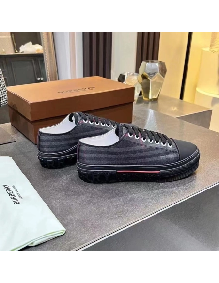 Burberry Vintage Check Canvas LowTop Sneaker,Burberry