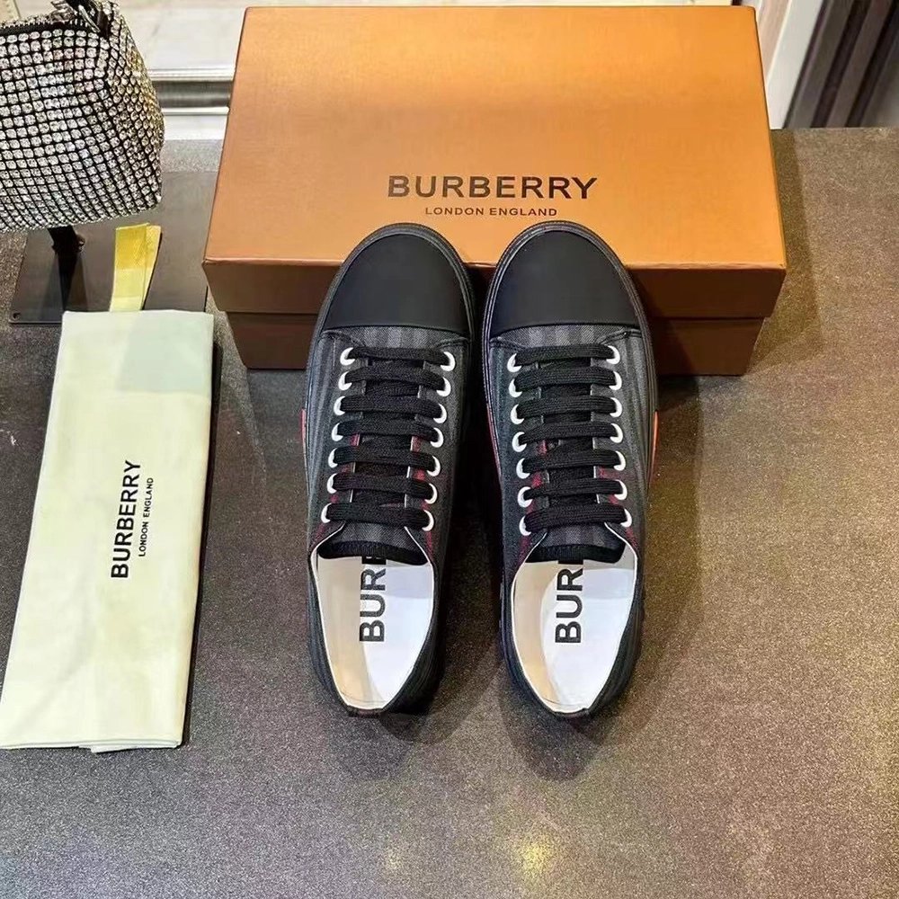 Burberry Vintage Check Canvas LowTop Sneaker,Burberry