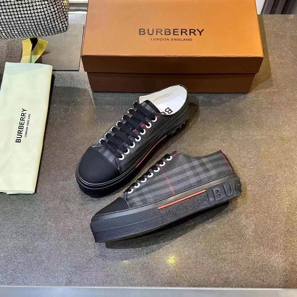 Burberry Vintage Check Canvas LowTop Sneaker,Burberry