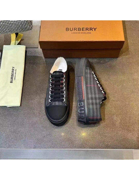 Burberry Vintage Check Canvas LowTop Sneaker,Burberry