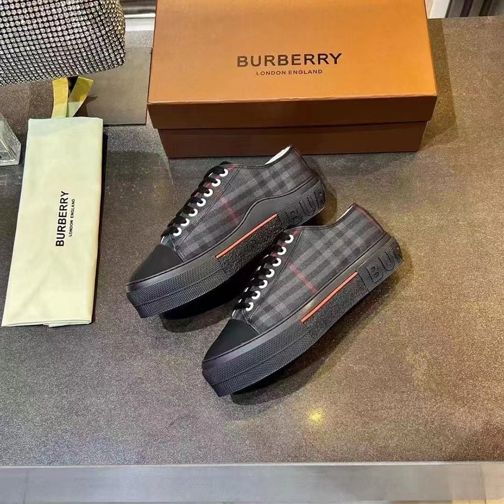 Burberry Vintage Check Canvas LowTop Sneaker,Burberry
