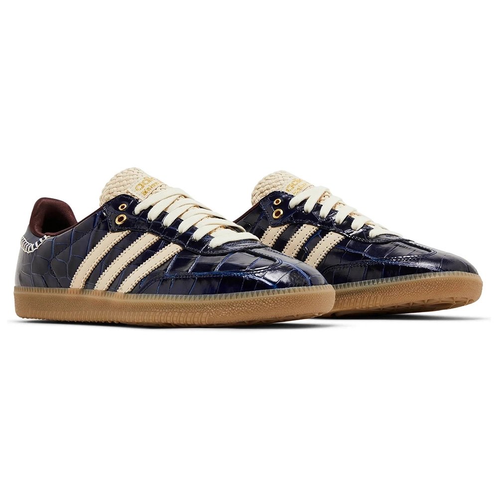 Wales Bonner x adidas Samba OG Croc Collegiate Navy,Adidas