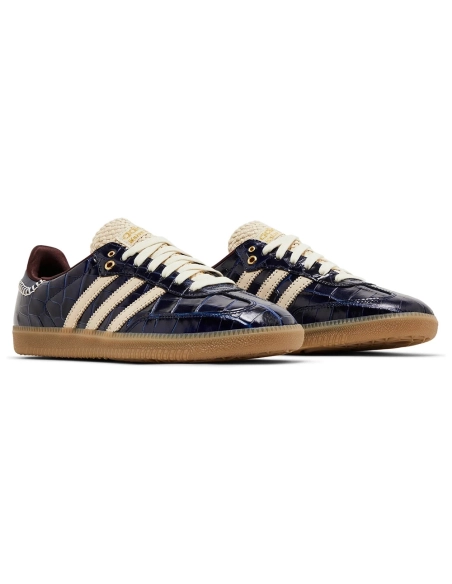 Wales Bonner x adidas Samba OG Croc Collegiate Navy,Adidas
