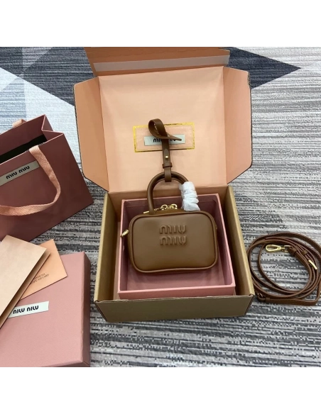 MIU MIU Beau micro leather bags 5NR036 11X7X4cm,Miu Miu Bags