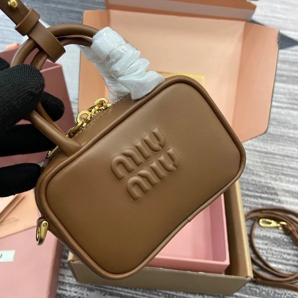 MIU MIU Beau micro leather bags 5NR036 11X7X4cm,Miu Miu Bags