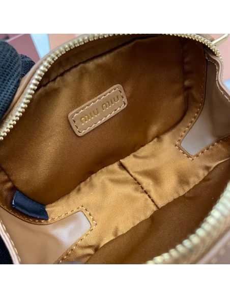 MIU MIU Beau micro leather bags 5NR036 11X7X4cm,Miu Miu Bags