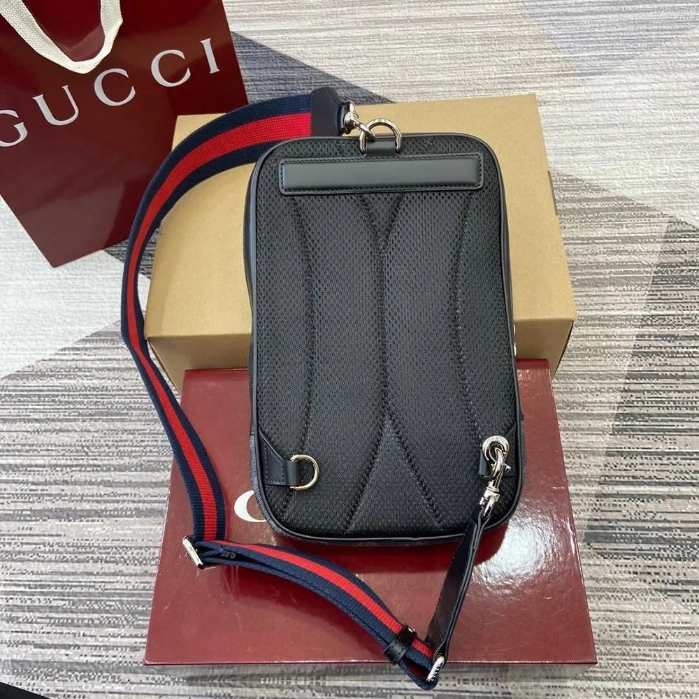 Gucci GG Black small slingbags 822073 17.5X7X6cm,Gucci Bags