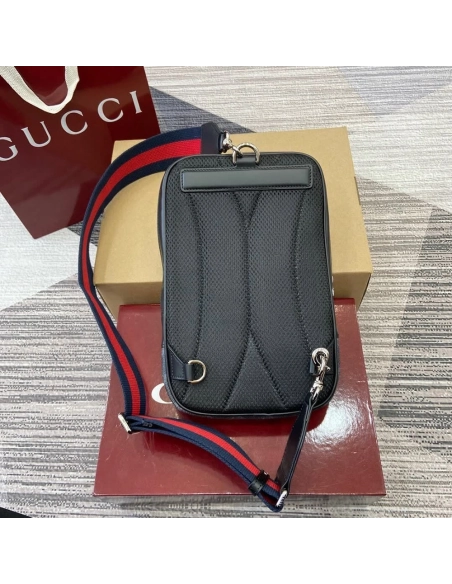 Gucci GG Black small slingbags 822073 17.5X7X6cm,Gucci Bags