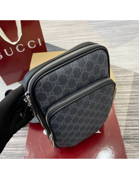 Gucci GG Black small slingbags 822073 17.5X7X6cm,Gucci Bags
