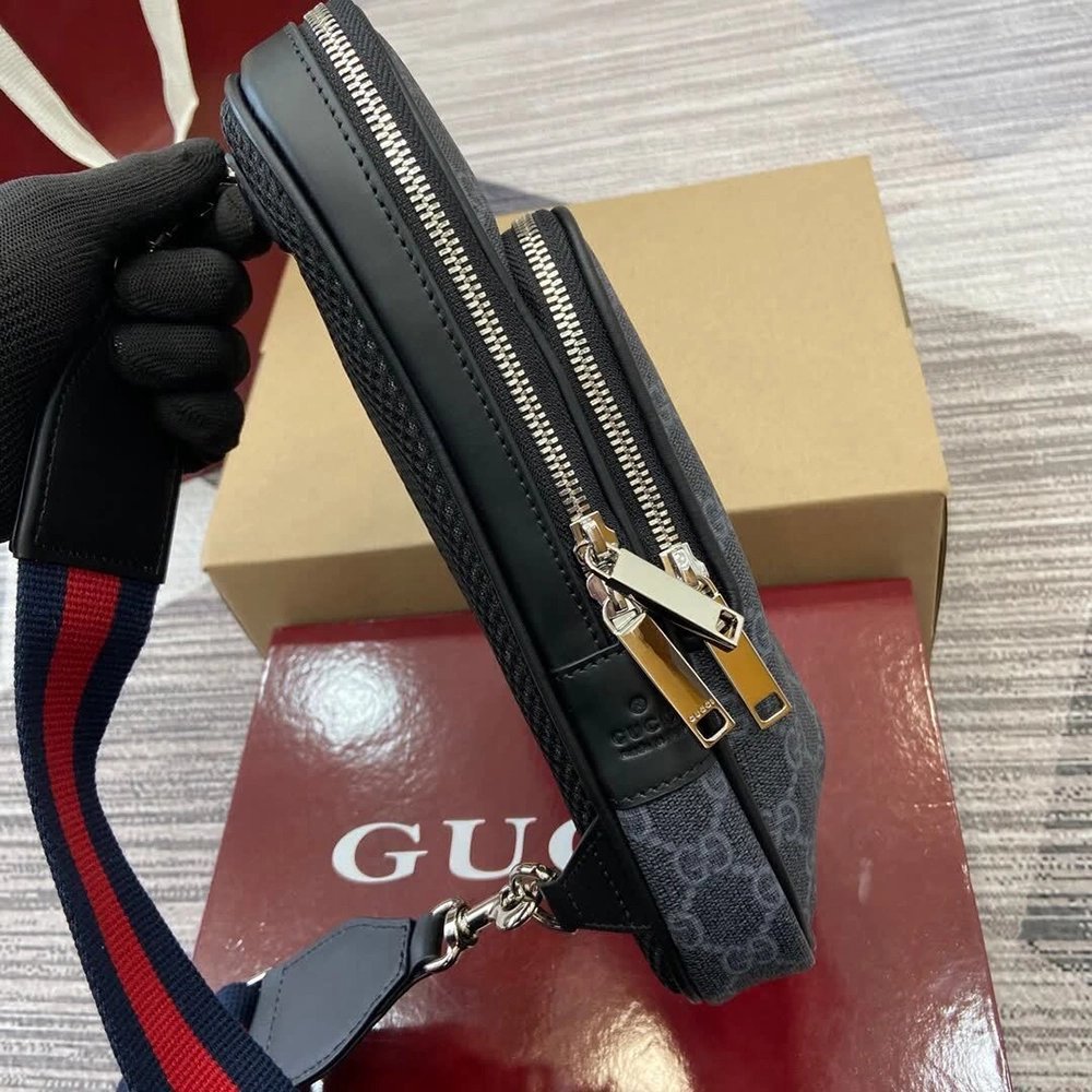 Gucci GG Black small slingbags 822073 17.5X7X6cm,Gucci Bags