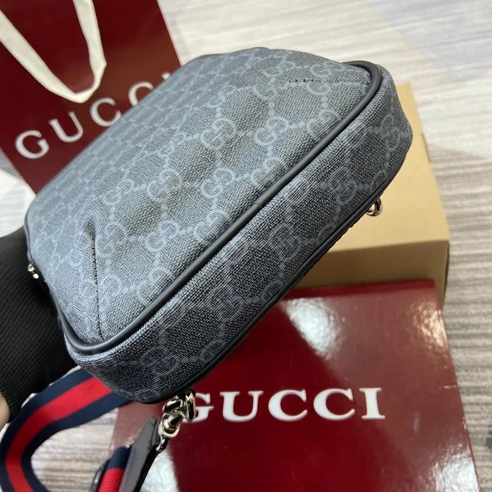 Gucci GG Black small slingbags 822073 17.5X7X6cm,Gucci Bags