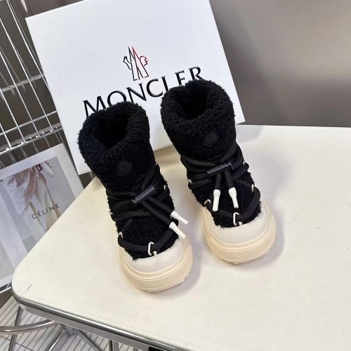 Moncler Altive Mid Teddy Snow Boots,MONCLER SNEAKERS