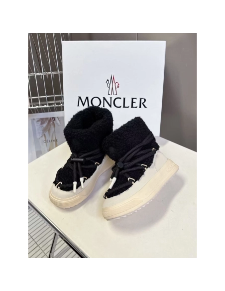 Moncler Altive Mid Teddy Snow Boots,MONCLER SNEAKERS