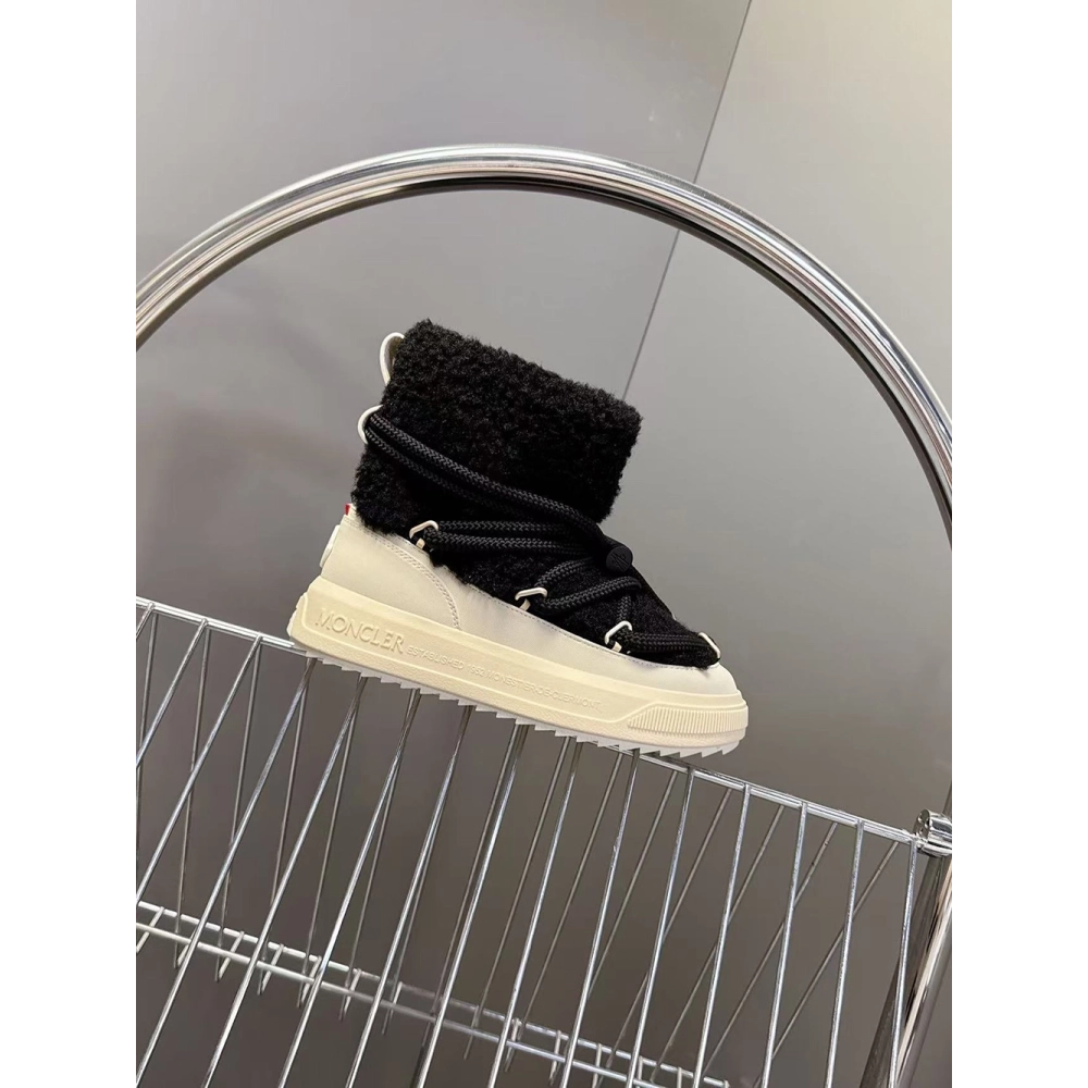 Moncler Altive Mid Teddy Snow Boots,MONCLER SNEAKERS