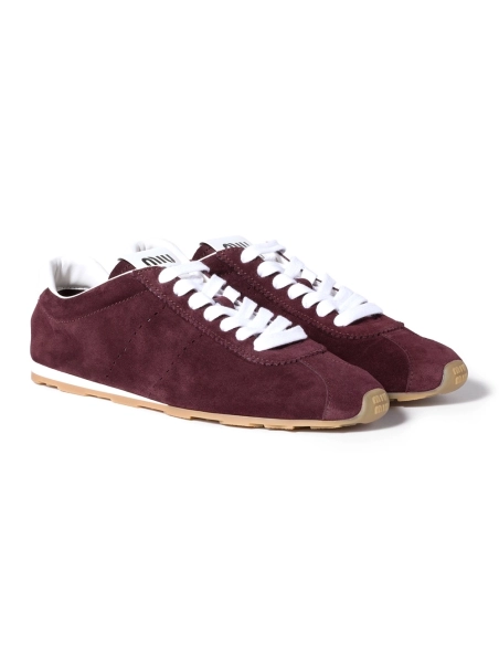 Miu Miu Plume suede sneakers,MIU MIU SHOES