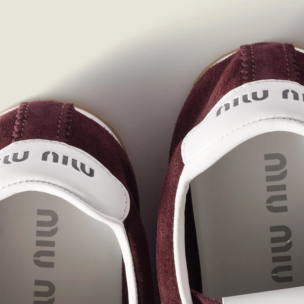 Miu Miu Plume suede sneakers,MIU MIU SHOES