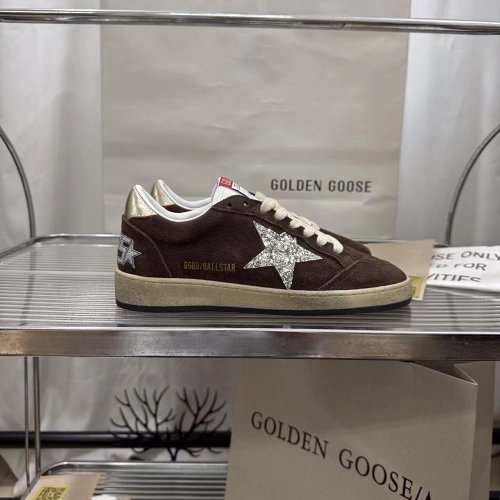 Golden Goose Ball Star sneakers in brown,GOLDEN GOOSE