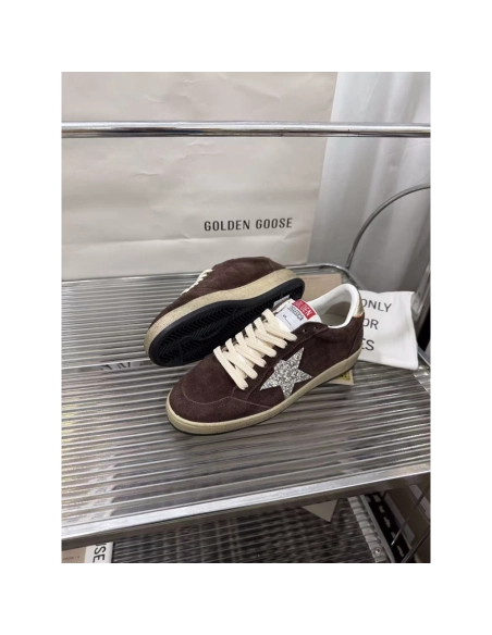 Golden Goose Ball Star sneakers in brown,GOLDEN GOOSE
