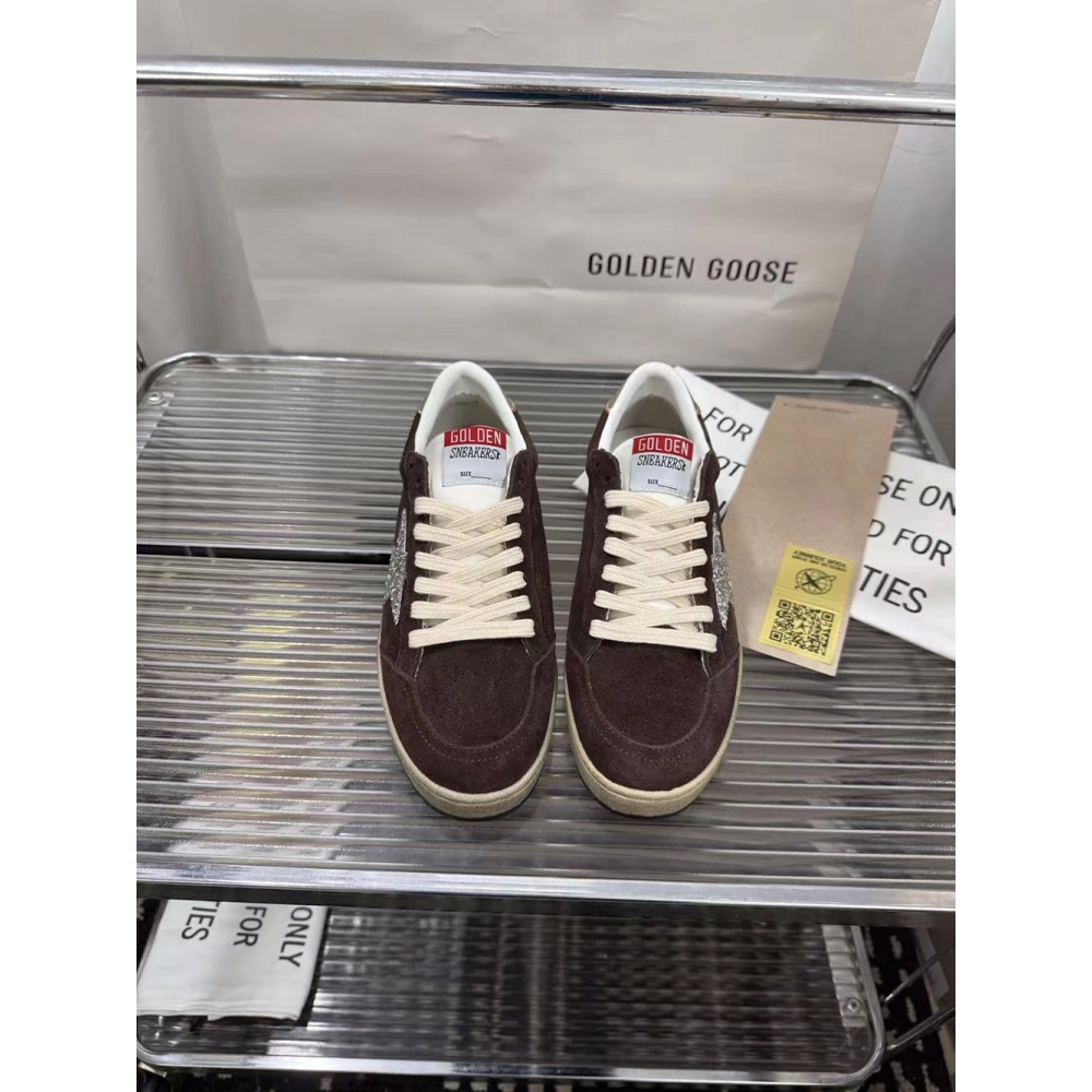 Golden Goose Ball Star sneakers in brown,GOLDEN GOOSE