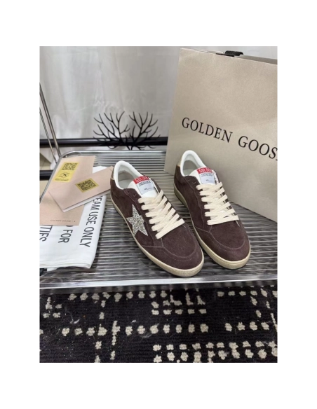 Golden Goose Ball Star sneakers in brown,GOLDEN GOOSE