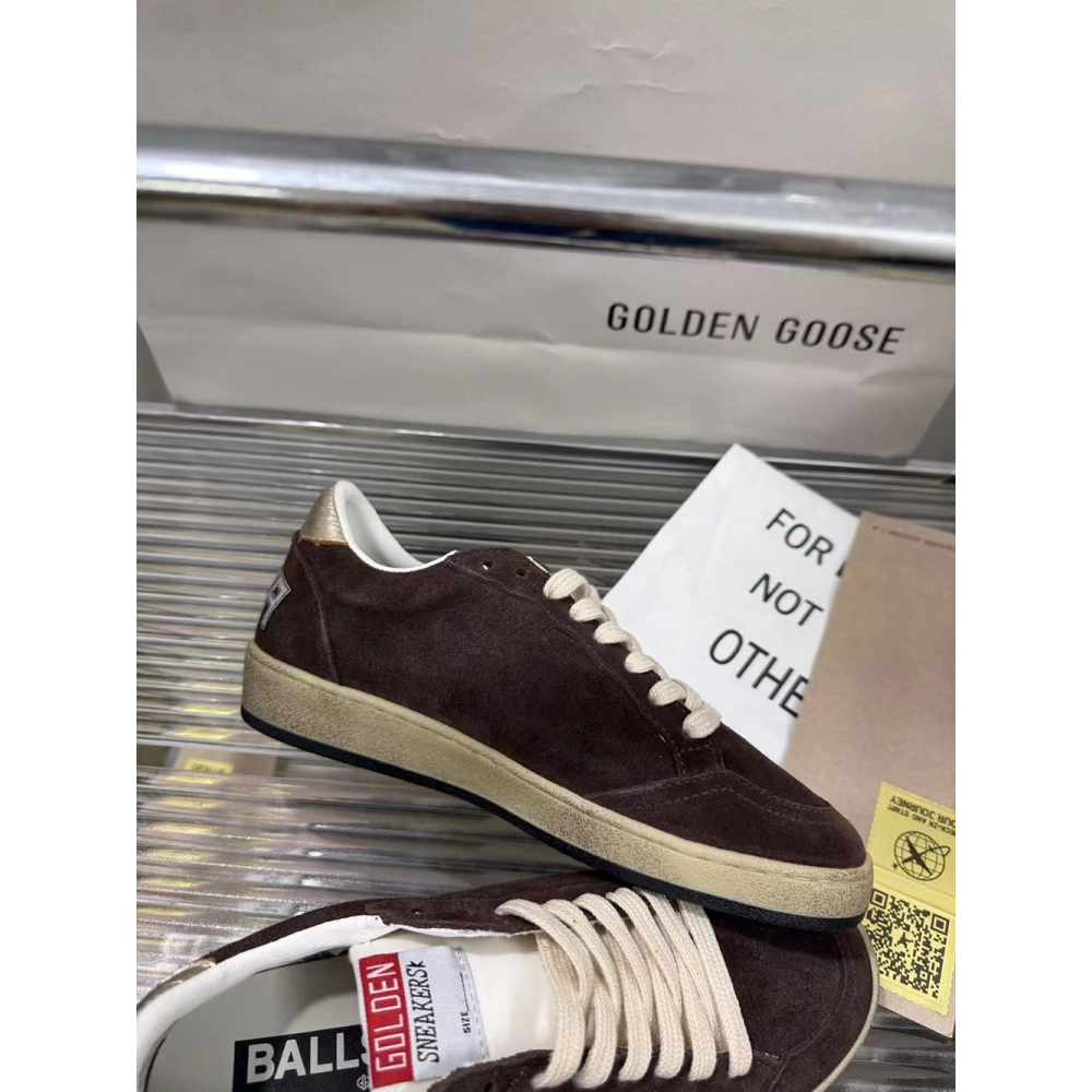 Golden Goose Ball Star sneakers in brown,GOLDEN GOOSE