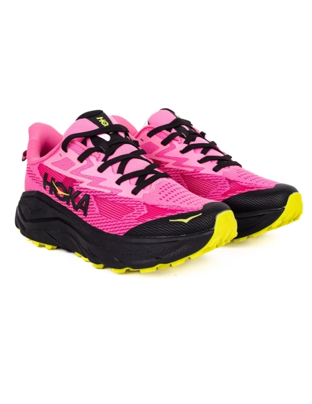 HOKA Challenger 8 Neon Rose Black ,HOKA SNEAKERS