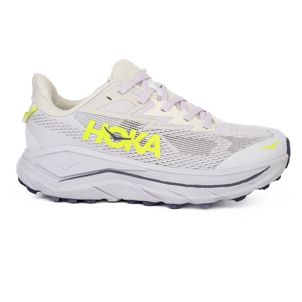 HOKA Challenger 8 White Neon Citrus ,HOKA SNEAKERS