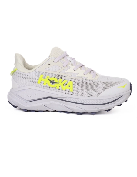 HOKA Challenger 8 White Neon Citrus ,HOKA SNEAKERS