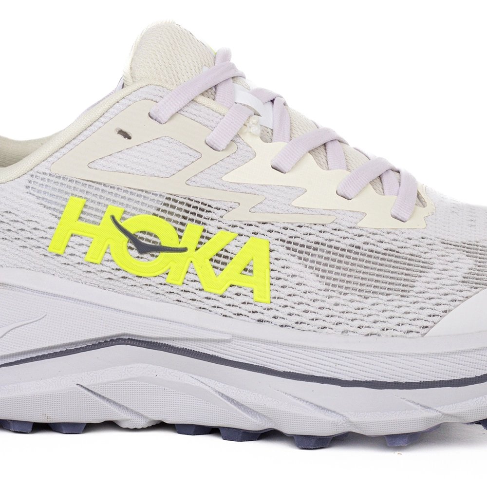 HOKA Challenger 8 White Neon Citrus ,HOKA SNEAKERS