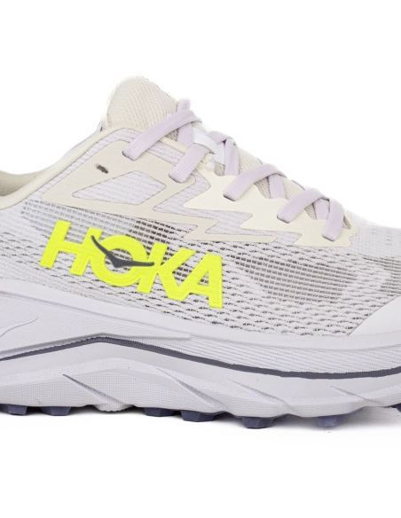 HOKA Challenger 8 White Neon Citrus ,HOKA SNEAKERS